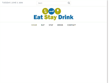 Tablet Screenshot of eatstaydrink.com